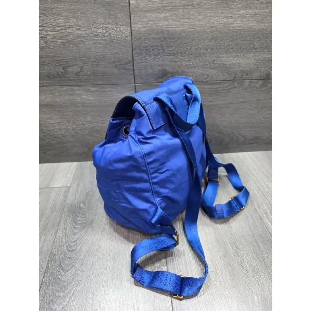 Tory Burch Scout Medium Nylon Backpack Royal Blue B0000667